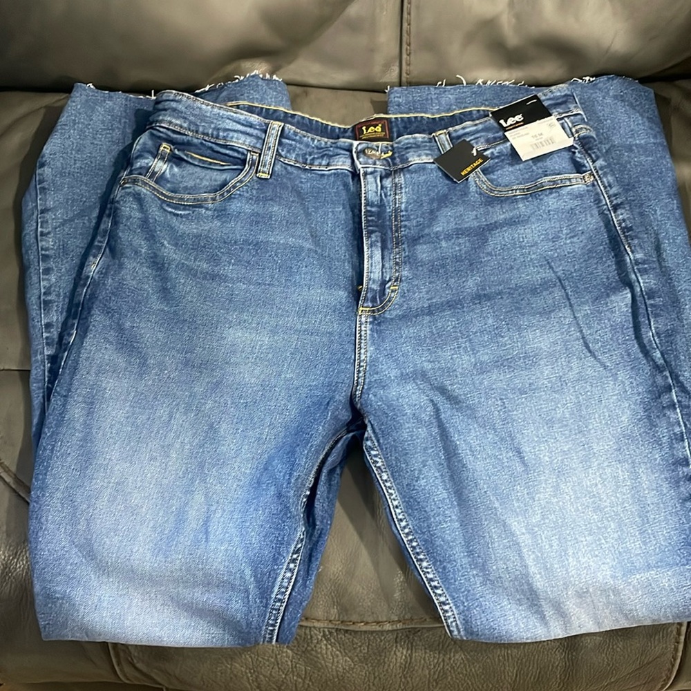 Lee indigo fade flare jeans 16